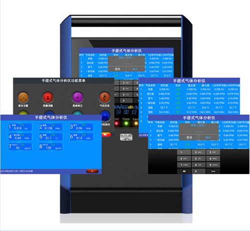 便攜五合一氣體檢測儀