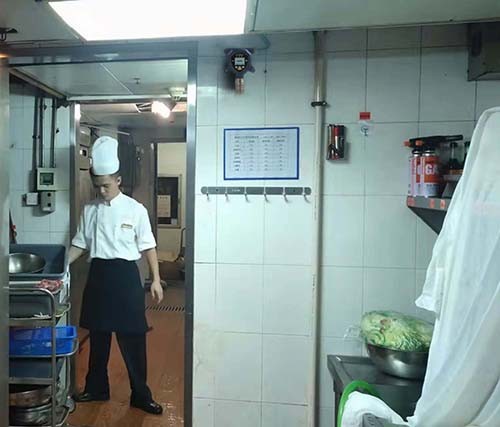 可燃氣體檢測儀現(xiàn)場圖