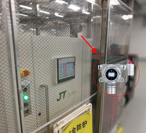 可燃氣體檢測儀現場圖