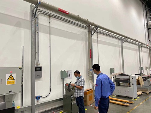 DMC檢測儀安裝現場圖